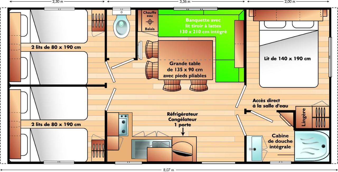 Camping Chantecler Bagnères-de-Luchon Eksteriør billede